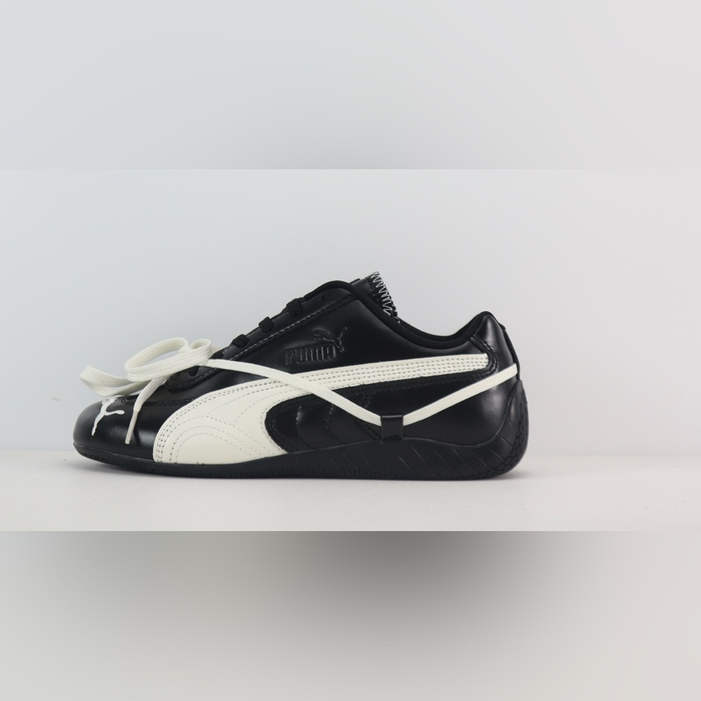 Puma Kids Black and White Sneakers